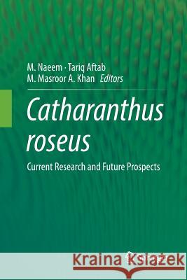 Catharanthus Roseus: Current Research and Future Prospects Naeem, M. 9783319847016