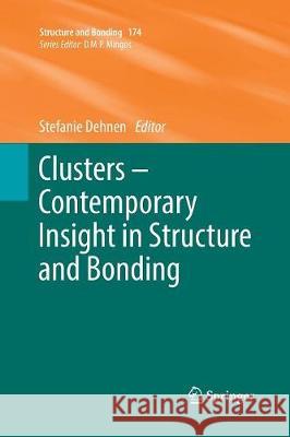 Clusters - Contemporary Insight in Structure and Bonding Stefanie Dehnen 9783319848686 Springer