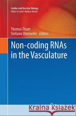 Non-Coding Rnas in the Vasculature Thum, Thomas 9783319850214 Springer