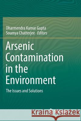 Arsenic Contamination in the Environment: The Issues and Solutions Gupta, Dharmendra Kumar 9783319853772