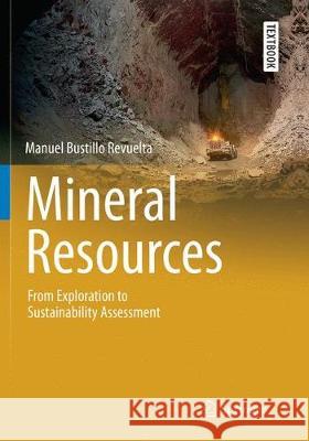 Mineral Resources: From Exploration to Sustainability Assessment Bustillo Revuelta, Manuel 9783319864686 Springer