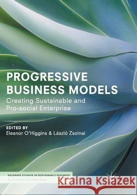 Progressive Business Models: Creating Sustainable and Pro-Social Enterprise O'Higgins, Eleanor 9783319864778 Palgrave MacMillan