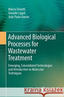 Advanced Biological Processes for Wastewater Treatment: Emerging, Consolidated Technologies and Introduction to Molecular Techniques Dezotti, Márcia 9783319864877 Springer