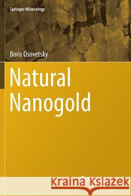 Natural Nanogold Boris Osovetsky 9783319865577 Springer