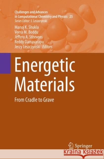 Energetic Materials: From Cradle to Grave Shukla, Manoj K. 9783319865690 Springer