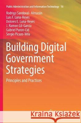 Building Digital Government Strategies: Principles and Practices Sandoval-Almazán, Rodrigo 9783319868431 Springer