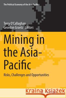 Mining in the Asia-Pacific: Risks, Challenges and Opportunities O'Callaghan, Terry 9783319870717 Springer