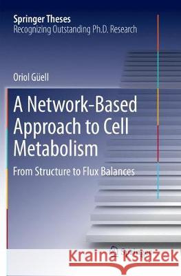 A Network-Based Approach to Cell Metabolism: From Structure to Flux Balances Güell, Oriol 9783319876955 Springer