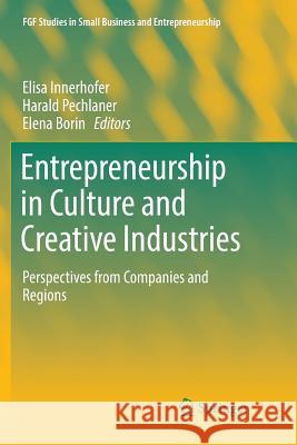 Entrepreneurship in Culture and Creative Industries: Perspectives from Companies and Regions Innerhofer, Elisa 9783319880457