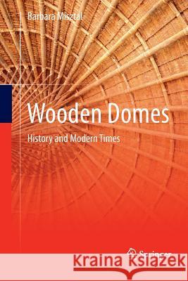 Wooden Domes: History and Modern Times Misztal, Barbara 9783319880952