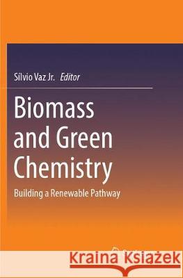 Biomass and Green Chemistry: Building a Renewable Pathway Vaz Jr, Sílvio 9783319883083 Springer