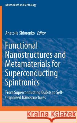 Functional Nanostructures and Metamaterials for Superconducting Spintronics: From Superconducting Qubits to Self-Organized Nanostructures Sidorenko, Anatolie 9783319904801