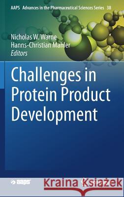 Challenges in Protein Product Development  9783319906010 Springer