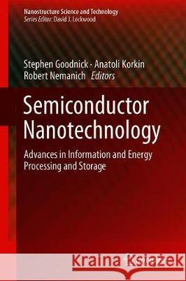 Semiconductor Nanotechnology: Advances in Information and Energy Processing and Storage Goodnick, Stephen M. 9783319918952 Springer