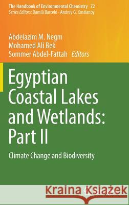 Egyptian Coastal Lakes and Wetlands: Part II: Climate Change and Biodiversity Negm, Abdelazim M. 9783319936109 Springer