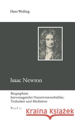 Isaac Newton Hans Wussing 9783322007520 Vieweg+teubner Verlag