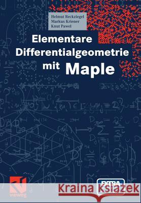 Elementare Differentialgeometrie Mit Maple Reckziegel, Helmut 9783322803092 Vieweg+teubner Verlag