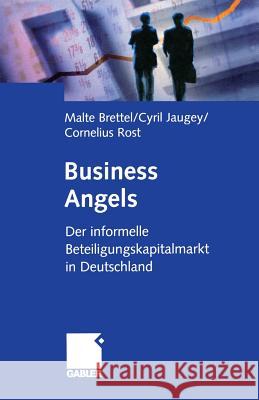 Business Angels: Der Informelle Beteiligungskapitalmarkt in Deutschland Brettel, Malte 9783322902108 Gabler Verlag