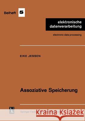 Assoziative Speicherung Eike Jessen 9783322979001 Vieweg+teubner Verlag