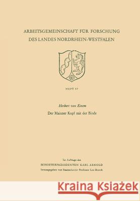 Der Mainzer Kopf Mit Der Binde Einem 9783322980243 Vs Verlag Fur Sozialwissenschaften