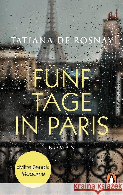 Fünf Tage in Paris Rosnay, Tatiana de 9783328106487