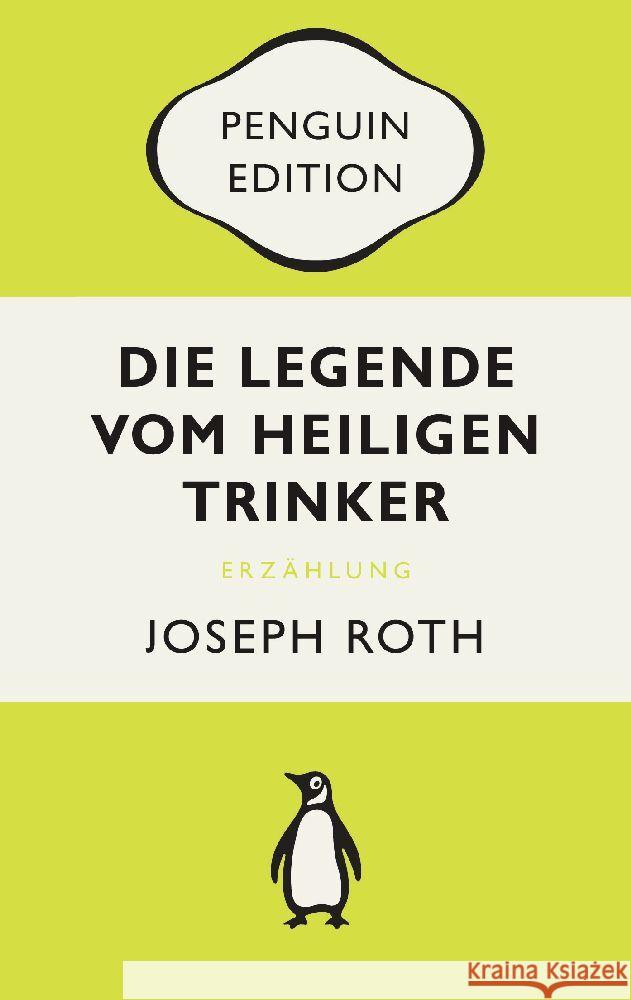 Die Legende vom heiligen Trinker Roth, Joseph 9783328110743 Penguin Verlag München