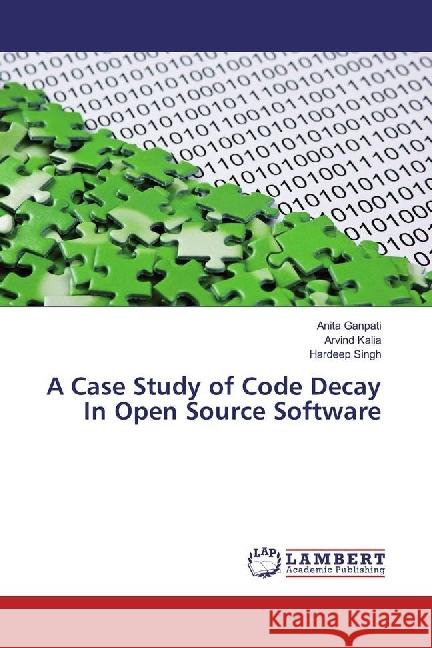 A Case Study of Code Decay In Open Source Software Ganpati, Anita; Kalia, Arvind; Singh, Hardeep 9783330004917 LAP Lambert Academic Publishing