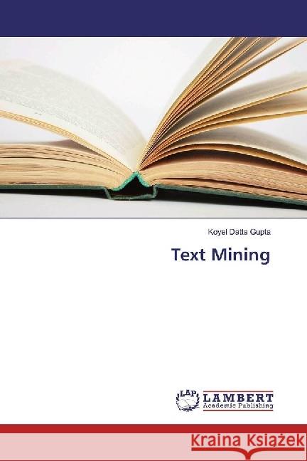 Text Mining Datta Gupta, Koyel 9783330006454