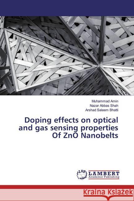 Doping effects on optical and gas sensing properties Of ZnO Nanobelts Amin, Muhammad; Abbas Shah, Nazar; Saleem Bhatti, Arshad 9783330012790 LAP Lambert Academic Publishing