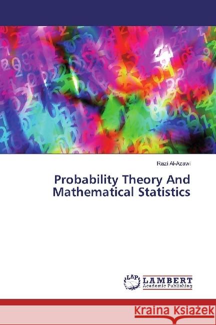 Probability Theory And Mathematical Statistics Al-Azawi, Razi 9783330063617