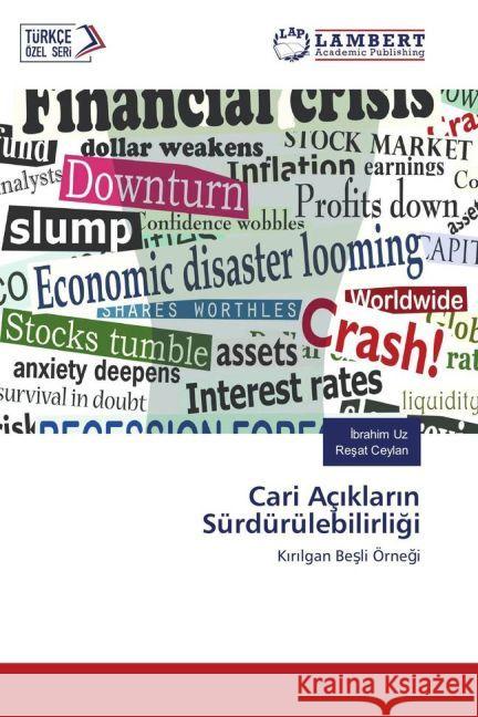 Cari Aç klar n Sürdürülebilirligi : K r lgan Besli Örnegi Uz,  brahim; Ceylan, Resat 9783330085428 LAP Lambert Academic Publishing