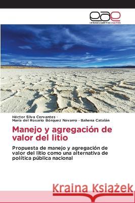 Manejo y agregacion de valor del litio Hector Silva Cervantes Maria del Rosario Borquez Navarro Bahena Catalan 9783330099661 Editorial Academica Espanola