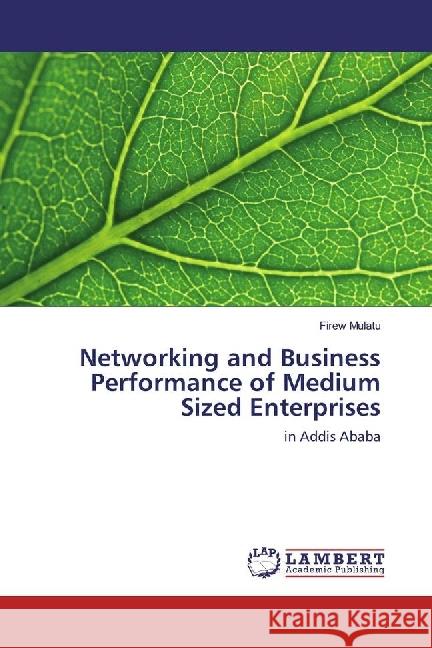Networking and Business Performance of Medium Sized Enterprises : in Addis Ababa Mulatu, Firew 9783330327283