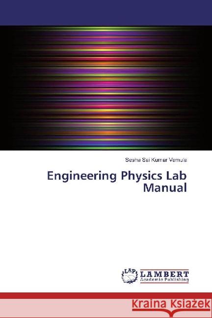 Engineering Physics Lab Manual Vemula, Sesha Sai Kumar 9783330344020