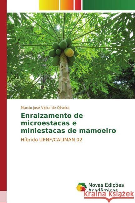 Enraizamento de microestacas e miniestacas de mamoeiro : Híbrido UENF/CALIMAN 02 Vieira de Oliveira, Marcio José 9783330775725