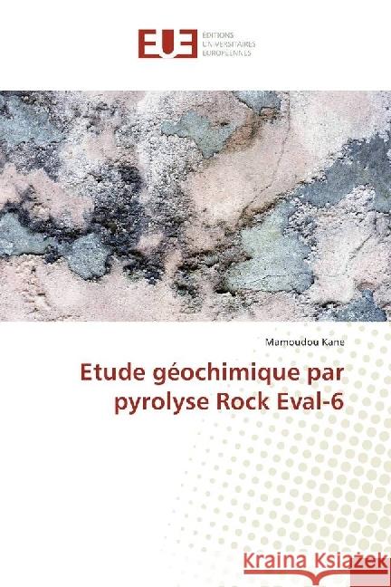 Etude géochimique par pyrolyse Rock Eval-6 Kane, Mamoudou 9783330867048 Éditions universitaires européennes