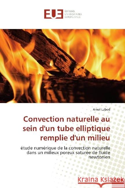 Convection naturelle au sein d'un tube elliptique remplie d'un milieu : étude numérique de la convection naturelle dans un milieux poreux saturée de fluide newtonien Labed, Amel 9783330872882