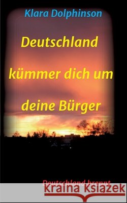 Deutschland Kümmer dich um deine Bürger: Deutschland brennt Dolphinson, Klara 9783347207646 Tredition Gmbh