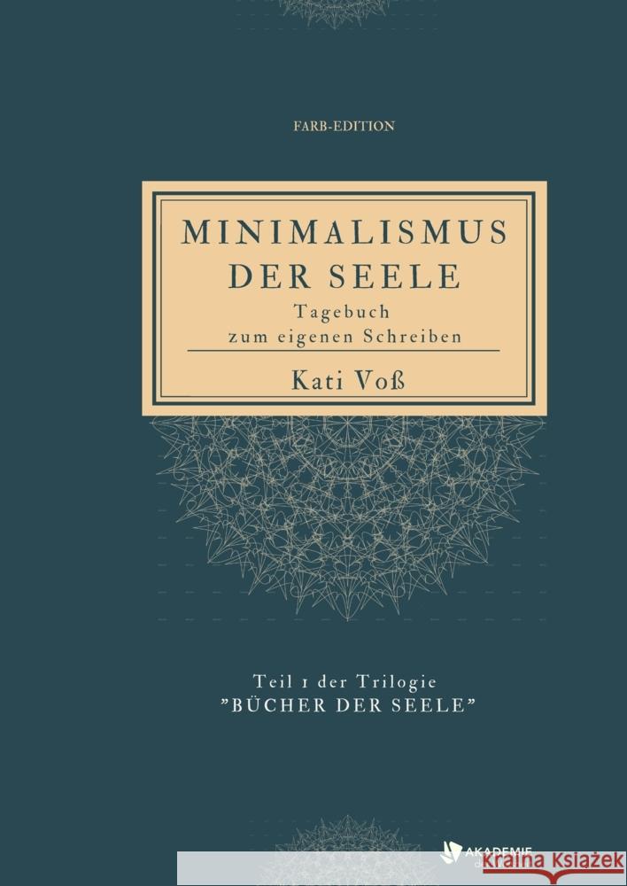 MINIMALISMUS DER SEELE Voss, Kati 9783347474727