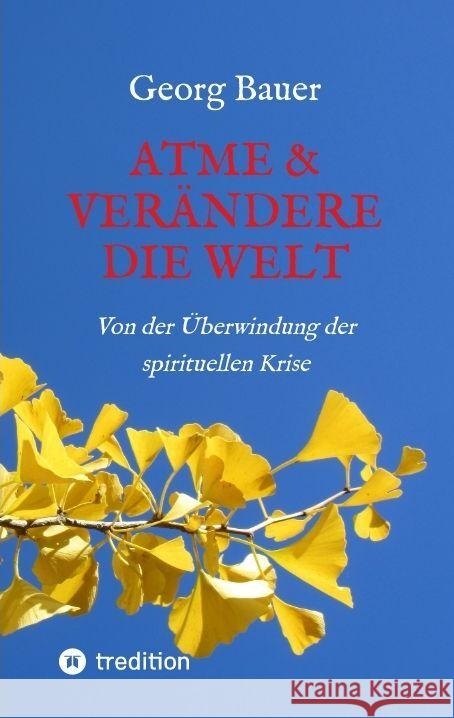 Atme & ver?ndere die Welt: Von der ?berwindung der spirituellen Krise Georg Bauer 9783347474741