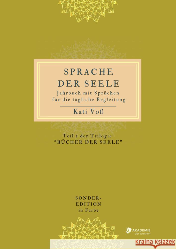 SPRACHE DER SEELE (Farb-Edition) Voss, Kati 9783347493643