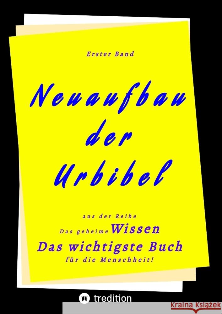 1. Band von Neuaufbau der Urbibel Herausgeber, ., Greber, Johannes 9783347595088