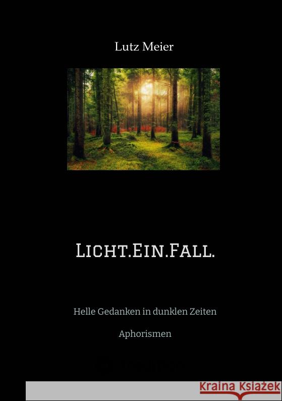 Licht.Ein.Fall. Meier, Lutz 9783347599505