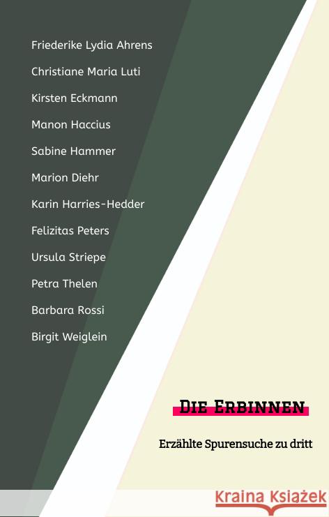 Die Erbinnen Ahrens, Friederike Lydia, Thelen, Petra, Rossi, Barbara 9783347627345