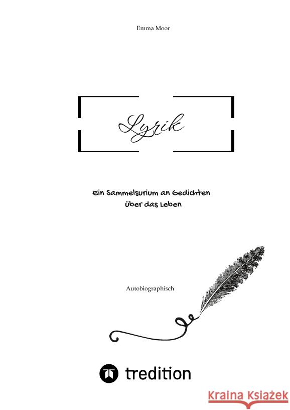 Lyrik Moor, Emma 9783347670020