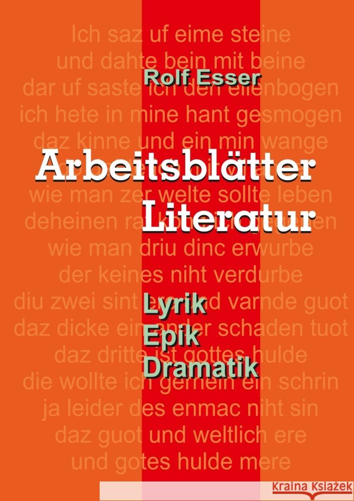 Arbeitsblätter Literatur Esser, Rolf 9783347691070