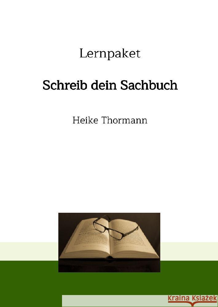 Lernpaket: Schreib dein Sachbuch Thormann, Heike 9783347711846