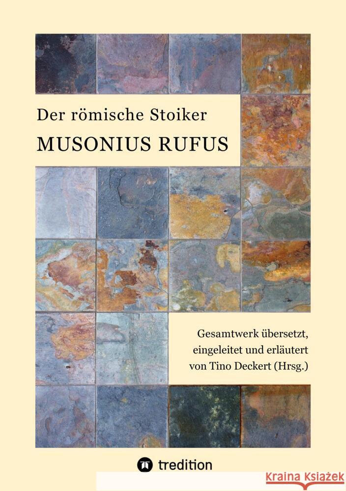 Der römische Stoiker Musonius Rufus Rufus, Musonius 9783347963887 tredition