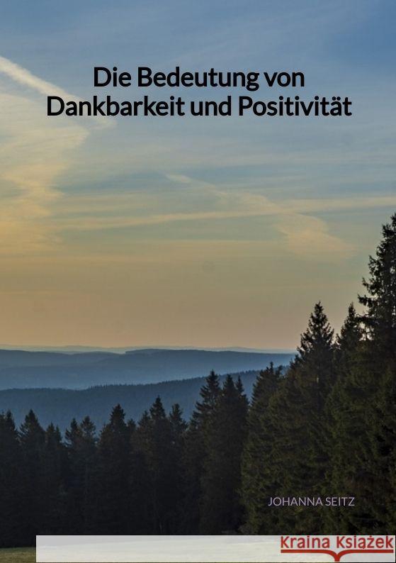 Die Bedeutung von Dankbarkeit und Positivität Seitz, Johanna 9783347992863