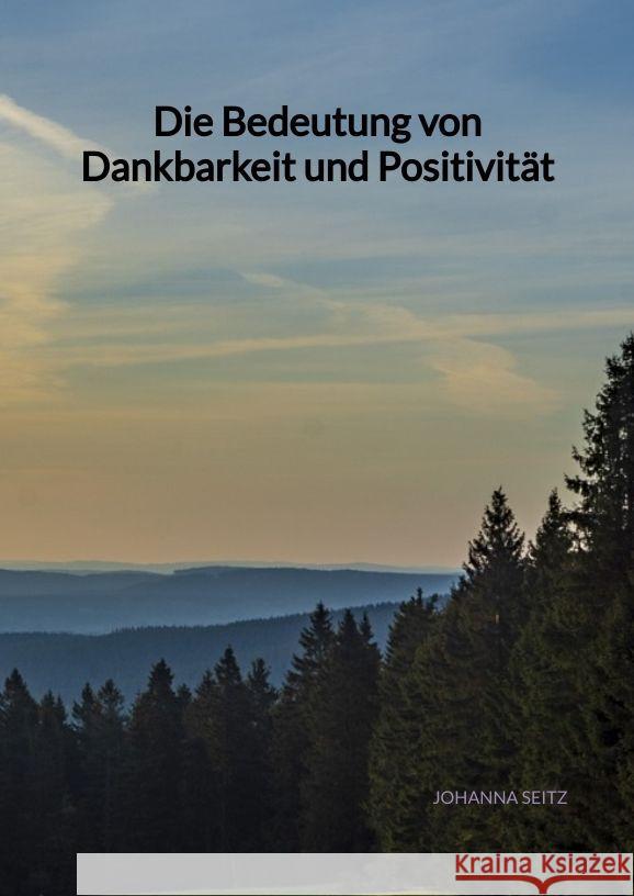 Die Bedeutung von Dankbarkeit und Positivität Seitz, Johanna 9783347992870